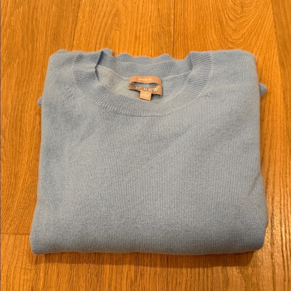 J. Crew Classic Fit Cashmere Crewneck Sweater M - Picture 5 of 9